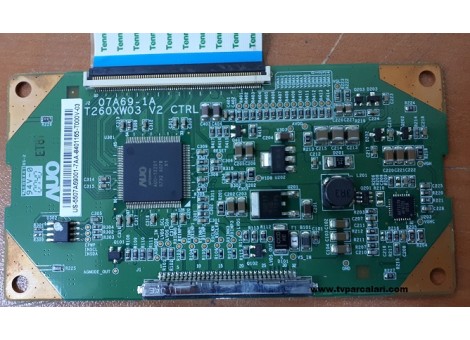 07A69-1A, T260XW03 V2 CTRL, T-CON BOARD
